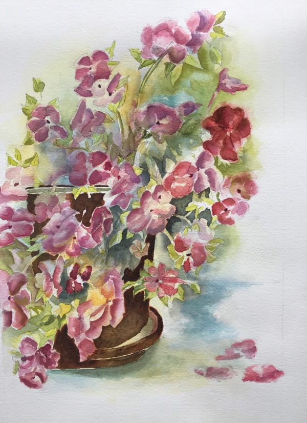 Pansies Watercolor