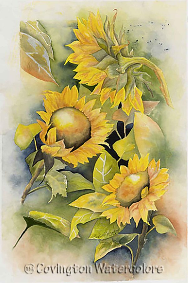 Sunflowers 15" X 22"